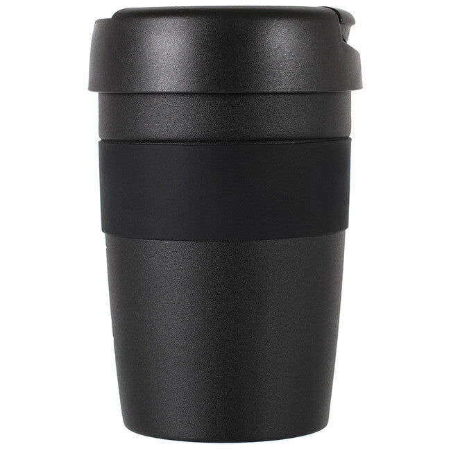Lifeventure Isolierte Kaffeetasse 350 ml, schwarz