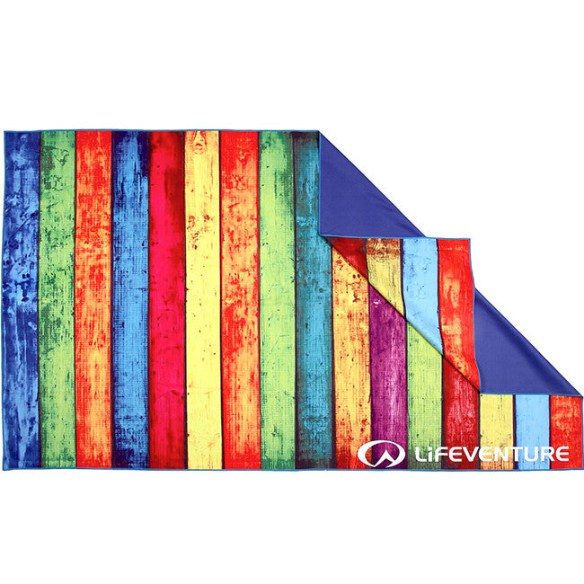 Lifeventure SoftFibre handtuch, gestreifte Planken