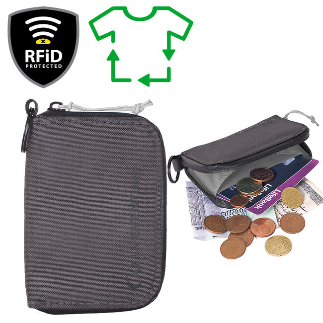 Lifeventure RFiD taschengeldbörse, grau