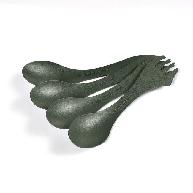 Light My Fire Spork Multifunktionslöffel Original 4tlg., grün