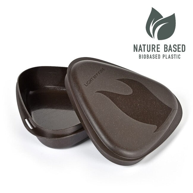 LIGHT MY FIRE Bowl'n Lid Bowl, Brown