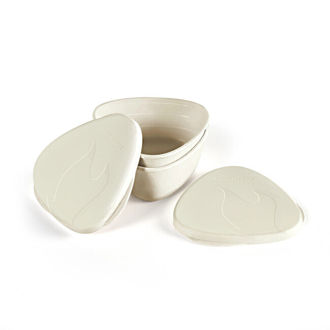 Light My Fire SnapBox original Lunchbox 2er Pack, creme