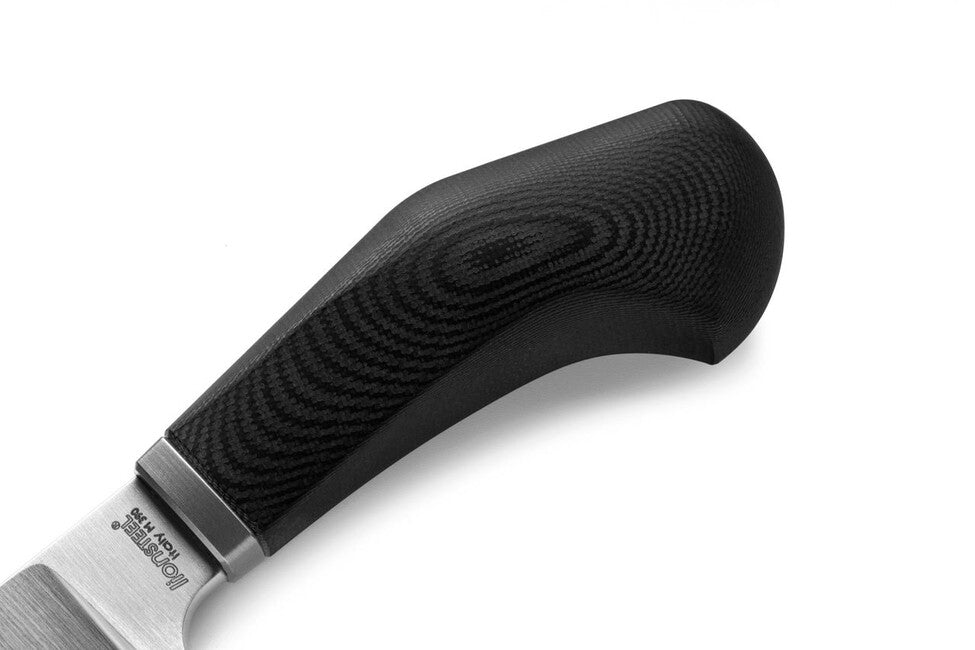 Lionsteel WILLY WL1 GBK Messer mit feststehender Klinge und schwarzem G10 Griff