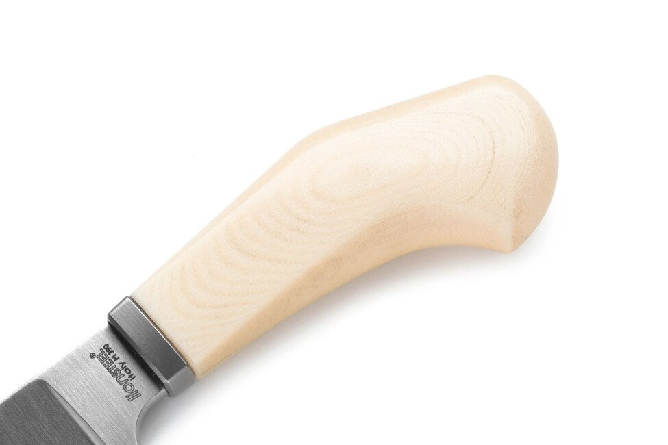 Lionsteel WILLY WL1 MW Messer mit feststehender Klinge und Micarta-Griff