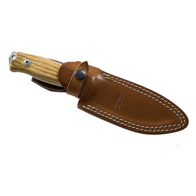 Lionsteel M5 UL Medium langer Dolch mit Olivenholzgriff.