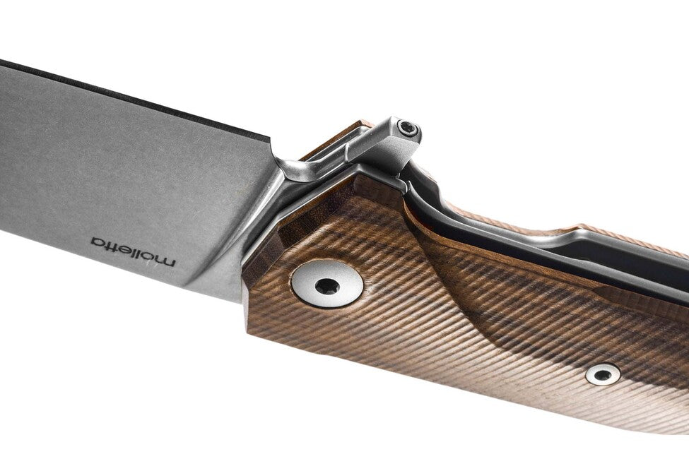 Lionsteel Sleipner KUR ST sehr robustes taschenmesser mit klinge