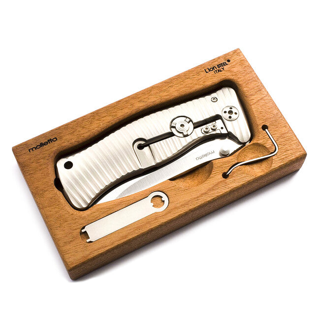 Lionsteel Sleipner SR2 V sehr robustes taschenmesser mit stahlklinge