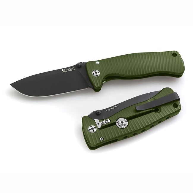 Lionsteel Sleipner SR2A Sehr robustes taschenmesser mit Stahlklinge