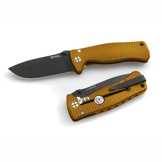 Lionsteel Sleipner SR2A OB Sehr robustes taschenmesser mit Stahlklinge