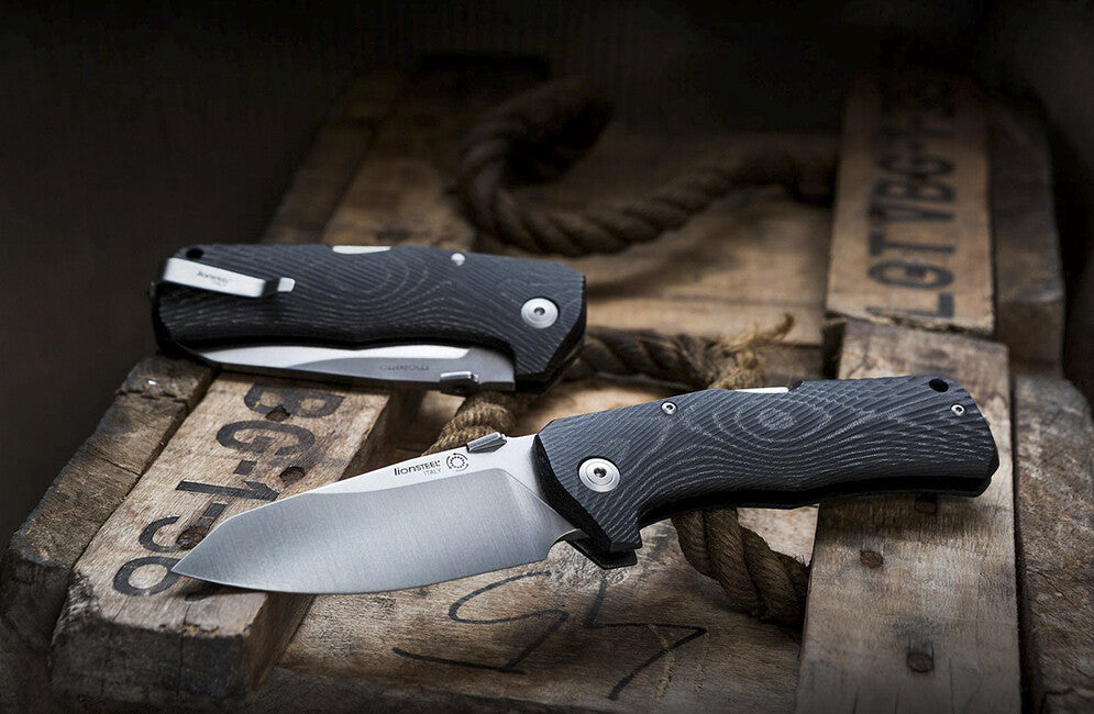 Lionsteel TM1 MS sehr robustes taschenmesser mit micarta-griff