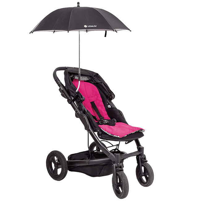 LittleLife kinderwagenschirm, schwarz