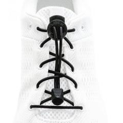 Lock Laces vezalke do čevljev, črne