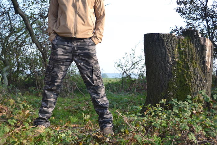 Loshan Alan Men's Insulated Pants, Grey Camo
