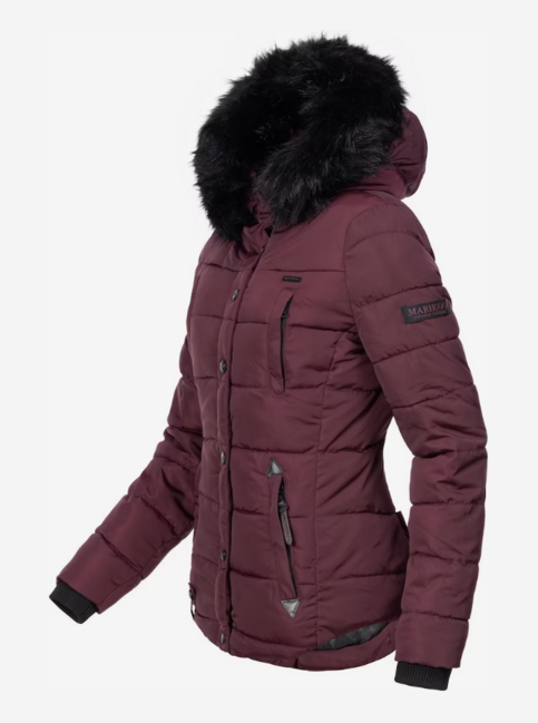 Marikoo LOTUSBLUTE damen-winterjacke, wine