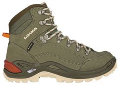 LOWA Renegade GTX Mid LS Trekkingschuhe für Damen, grey/green