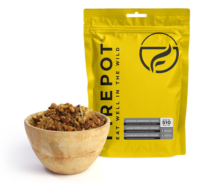Firepot Luxus-Schweinefleisch mit Bohnen, 135g