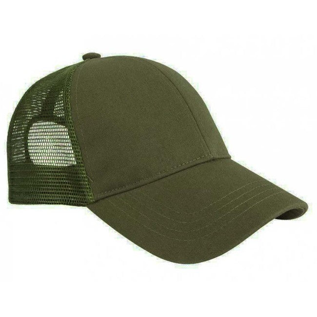 M-Tramp Baseballcap mit Netzstoff, olive