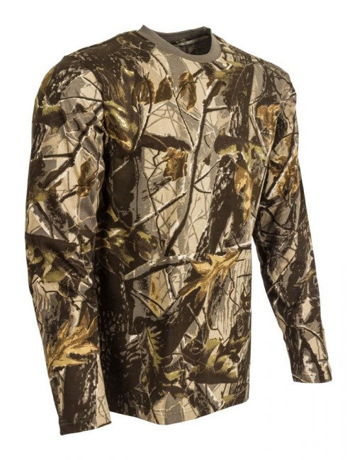 M-Tramp T-Shirt Langarm Braun-Hardwood