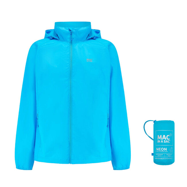 Mac in a Sac Mias Origin 2 nepremokavá bunda, neónová modrá