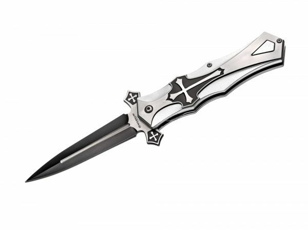 BÖKER Magnum Crusader taschenmesser 10 cm, schwarz, aluminium