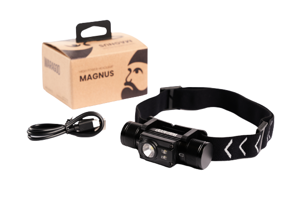 WARAGOD MAGNUS wiederaufladbare stirnlampe