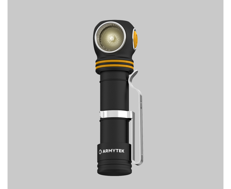 ArmyTek Celovka Elf C2 Micro USB tepla weiß s napajanim z akumulatora 1023 lm