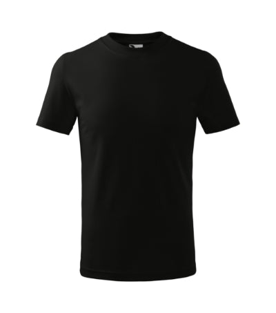 Malfini Basic kinder-T-shirt, schwarz