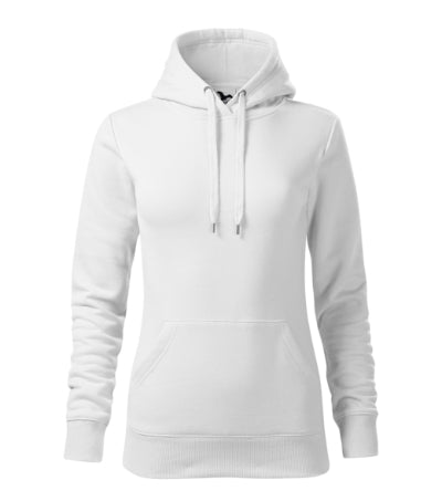 Malfini Cape damen-Kapuzenpullover, weiß