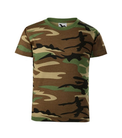 Malfini Kinder-Kurzarmshirt, Tarnmuster