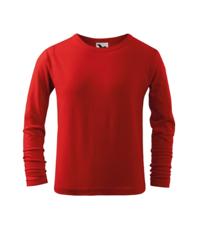Malfini Fit-T LS kinder-Langarm-T-shirt, rot