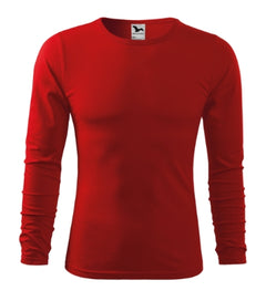 Malfini Fit-T LS ανδρικό μακρυμάνικο μπλουζάκι, κόκκινο