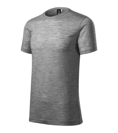 Malfini Merino Rise herren-T-shirt, dunkelgrau