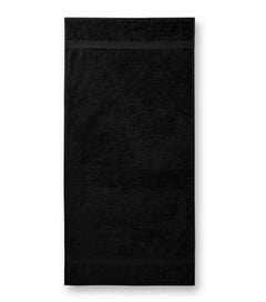 Malfini Cotton Terry Bath Towel 70x140cm, Black