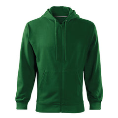 Malfini Trendy Zipper Herren-Sweatshirt 300g/m2, grün
