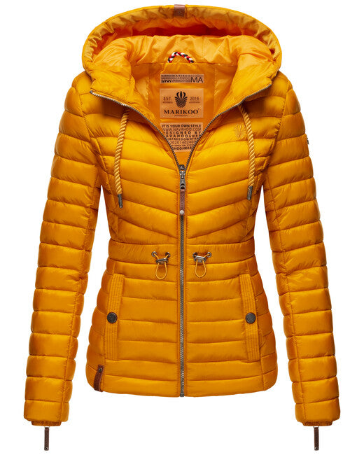 Marikoo Aniyaa damen-Übergangsjacke, gelb