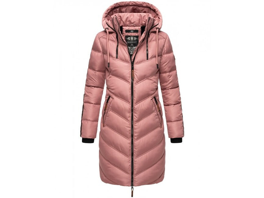 Marikoo ARMASA damen-winterjacke, dark rose