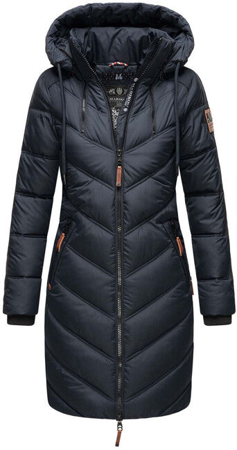 Marikoo Armasa damen Winterjacke, marineblau