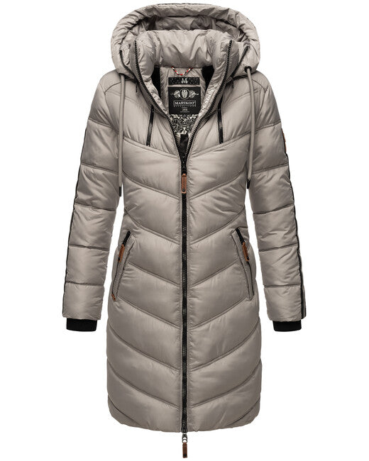 Marikoo ARMASA damen-Winterjacke, zinc grey