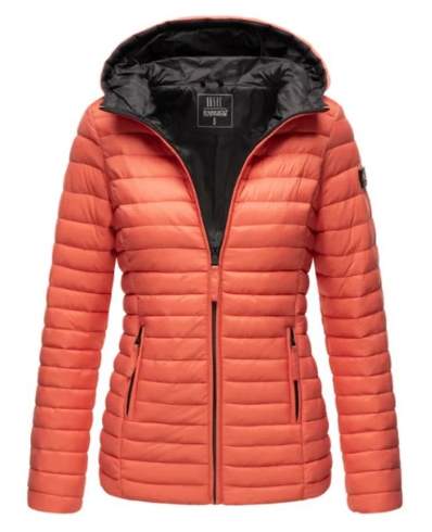 Marikoo ASRAA coral damen-übergangsjacke mit kapuze