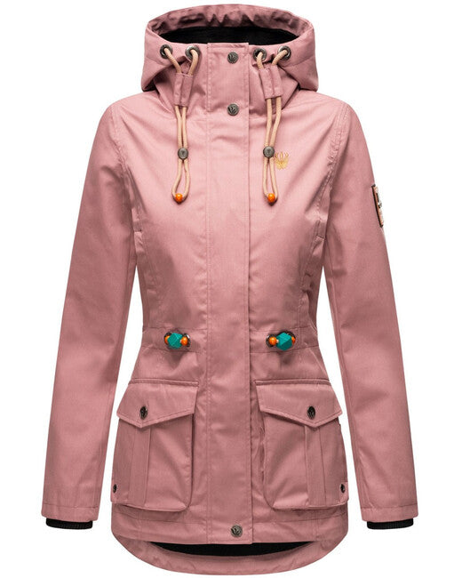 Marikoo BABETAA damen-Übergangsjacke, dark rose