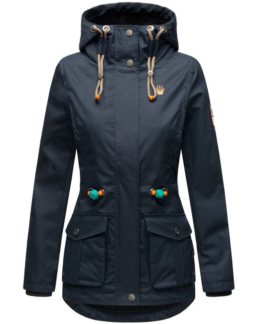 Marikoo Babetaa damen-übergangsjacke, navy