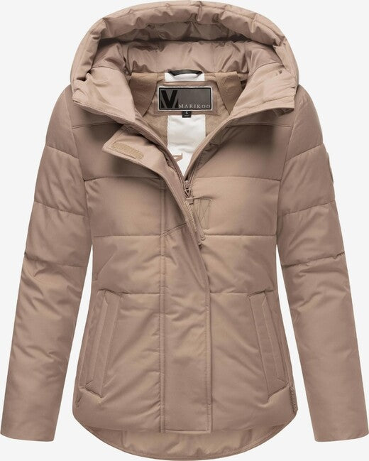 Marikoo Elira16 damen Winterjacke, taupe grey