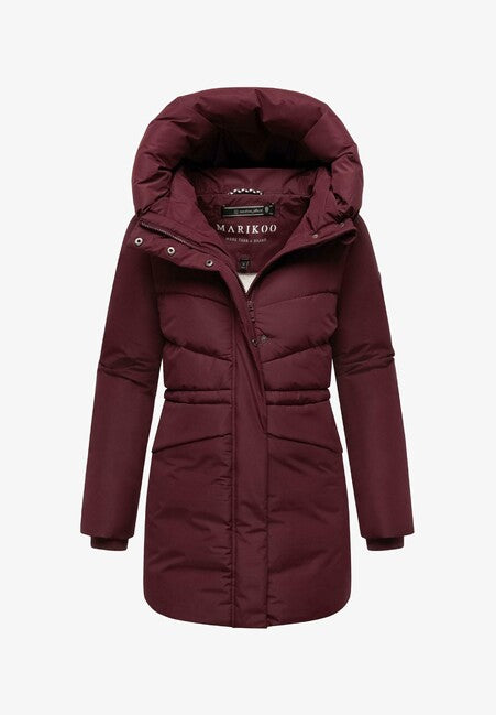 Marikoo Delilah16 damen Winterjacke mit Kapuze , weinrot