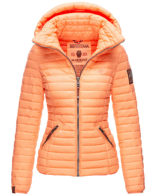 Marikoo LOWENBABY damen-Übergangsjacke mit Kapuze, orange