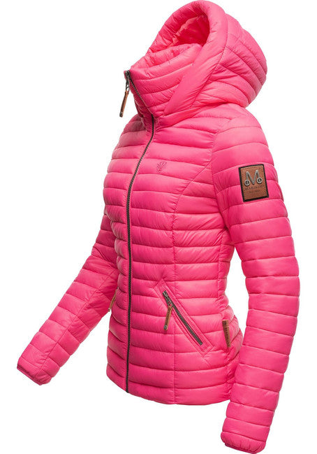 Marikoo LOWENBABY damen-Übergangsjacke mit Kapuze, rosa