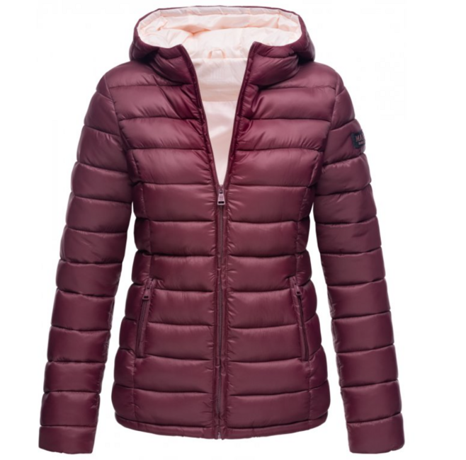 Marikoo Lucy damen-Übergangsjacke mit Kapuze, wine