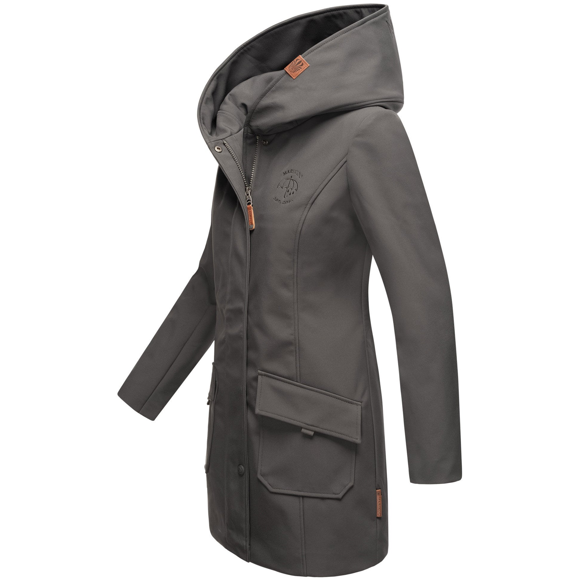 Marikoo Mayleen dámska softshell bunda, anthracite