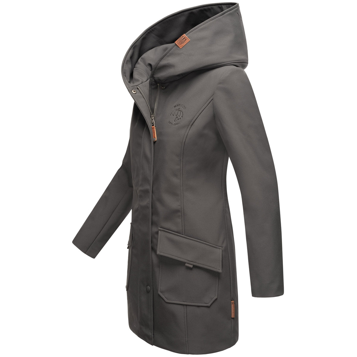 Marikoo Mayleen dámska softshell bunda, anthracite