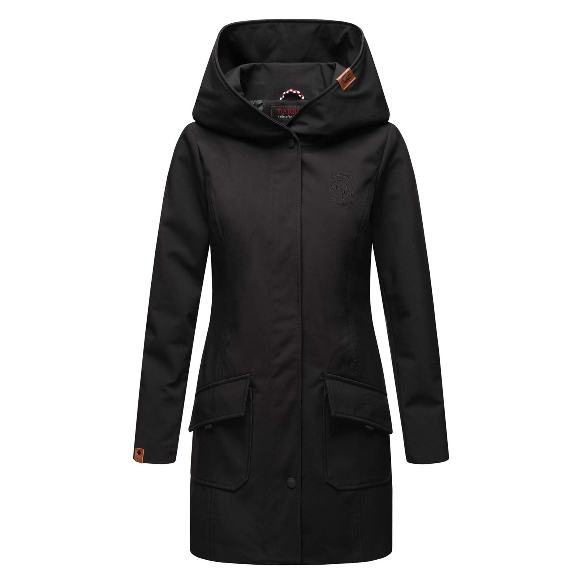 Marikoo Mayleen dámska softshell bunda, čierna