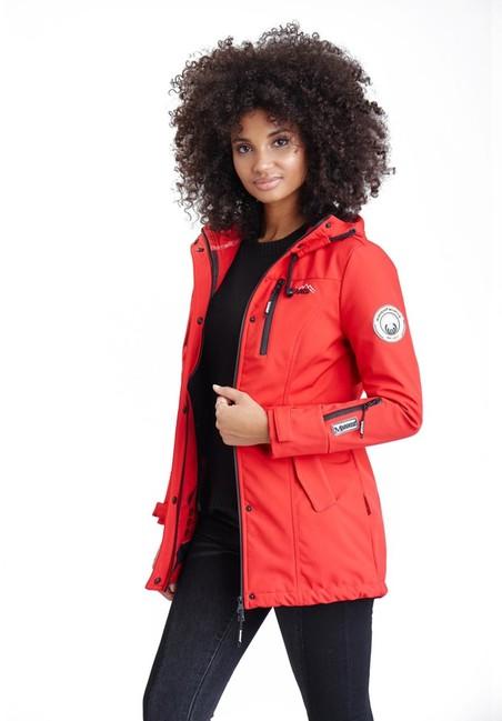 Marikoo ZIMTZICKE winter-softshelljacke mit kapuze, rosa